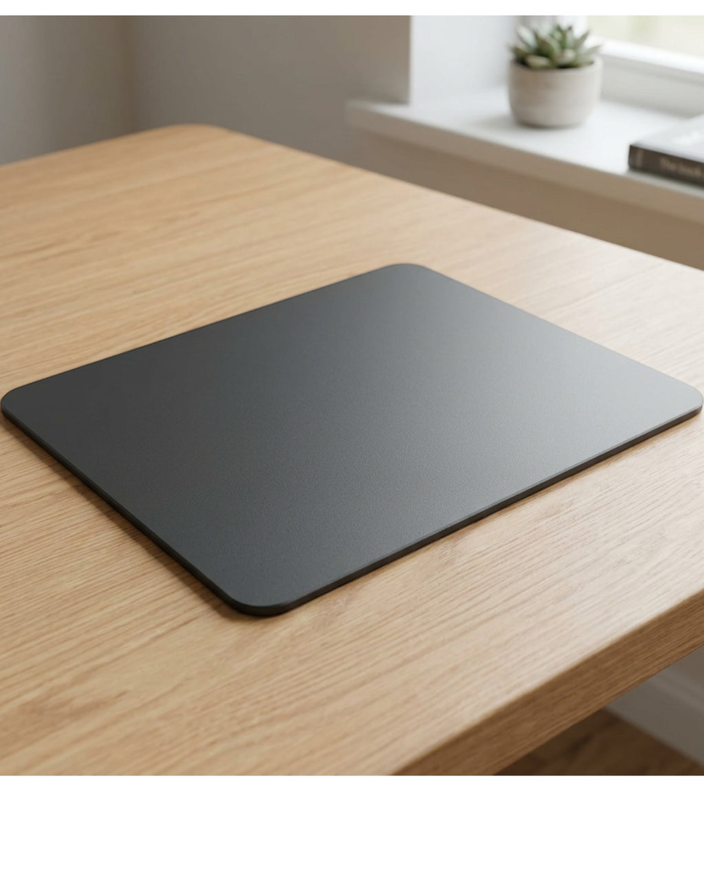 Fggdxk Anodized Aluminum Hard Mouse Pad Graphite 300 x 240 mm - Lifestyle view