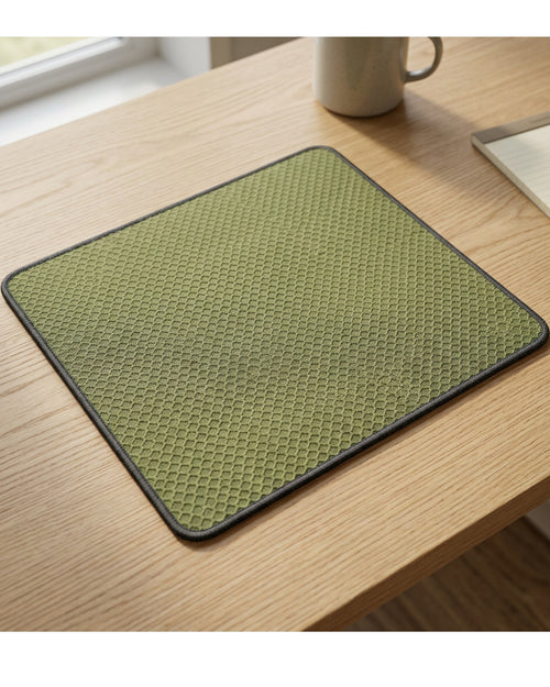 Fggdxk Jacquard Control Mouse Pad Moss 450 x 400 mm - Lifestyle view
