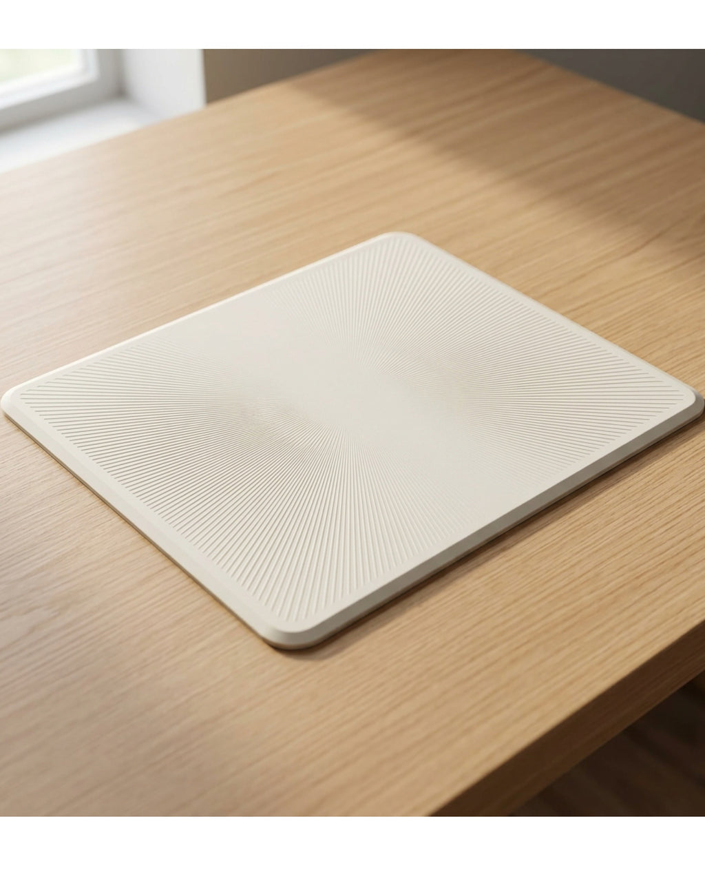 Fggdxk Molded Silicone Mouse Mat Sand 320 x 260 mm - Lifestyle view